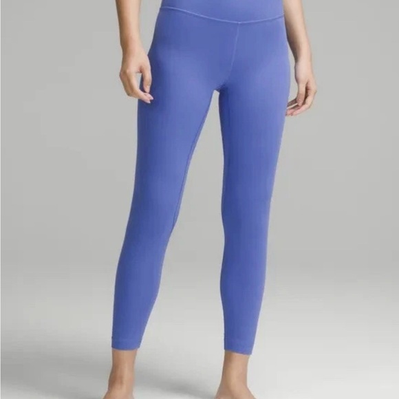 NWT: Lululemon Athletica Align Ribbed HR Leggings, Size 12, Color Wild Indigo - Picture 2 of 6